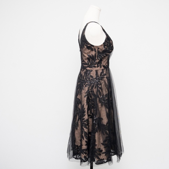 Dress The Population Courtney Sequin Overlay Dress Small - Picture 6 of 16